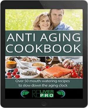Recipe-based digital cookbook featuring antioxidant-rich meals designed to support healthy aging, liver function, and overall physiological balance